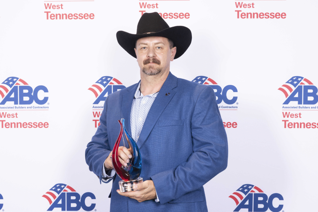 Robert Kmetz EHS Safety Manager Named ABC West Tennessee 2025 Safety Professional of the Year